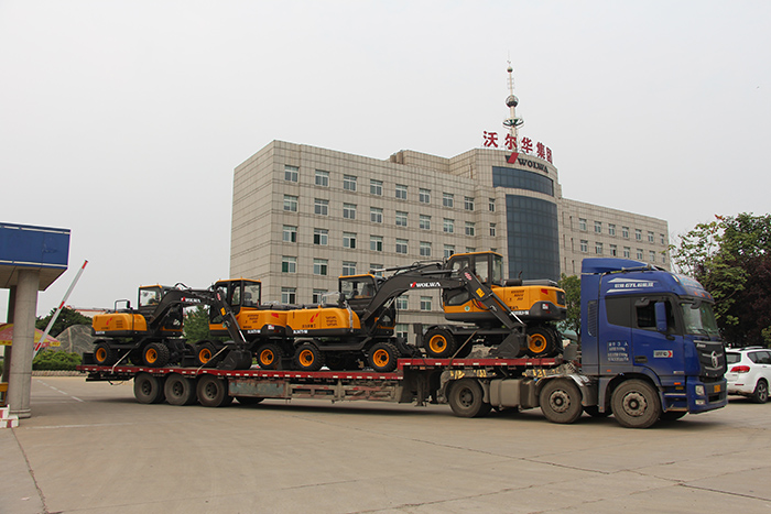 沃爾華科學復工復產(chǎn)一批輪挖順利發(fā)車