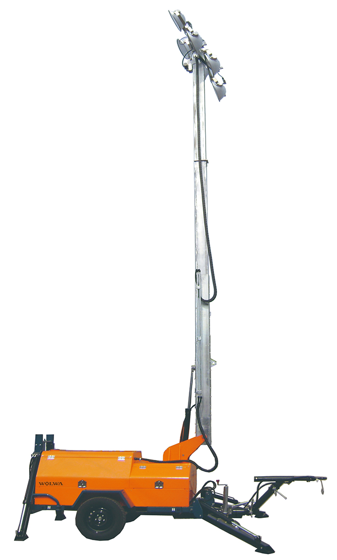 沃爾華GNZM63C液壓升降拖車(chē)式照明車(chē)介紹