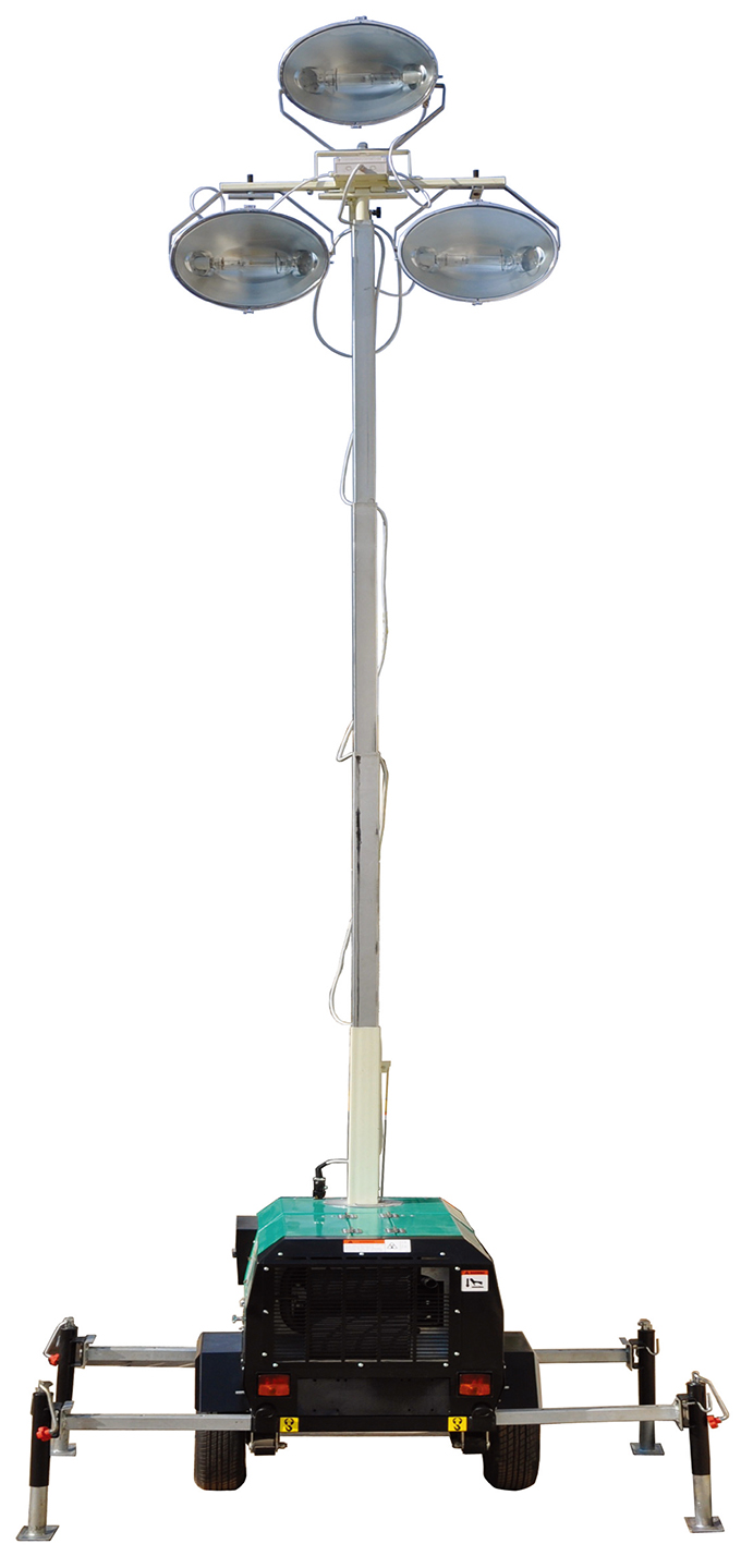 沃爾華GNZM41C手動升降拖車式照明燈產(chǎn)品實物照