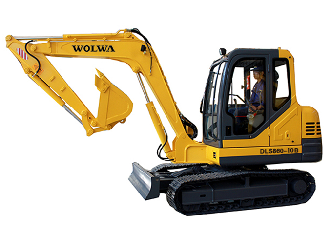 6噸DLS860-10B型液壓挖掘機(jī)實物圖片